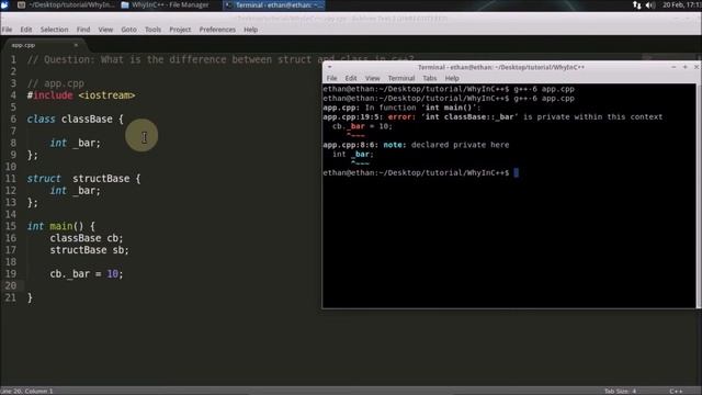 What Is The Difference Between struct And class In C++? смотреть онлайн