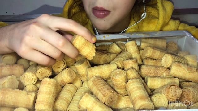 MUKBANG|ASMR|COOKIE ROLLS|МУКБАНГ|АСМР|РУЛЕТЫ-ПЕЧЕНЬЕ|