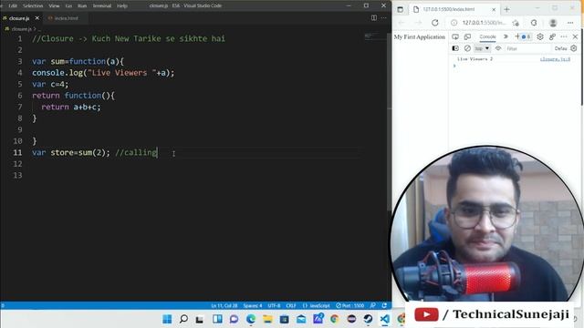 Closures in JavaScript ? Episode 3 - In 12 Minutes смотреть онлайн