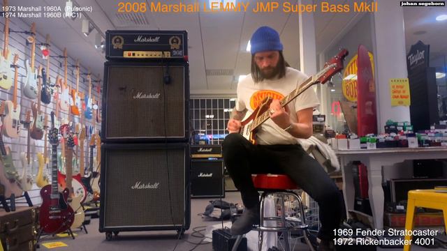The Lemmy Marshall Super Bass Reissue With Rickenbacker And Stratocaster!