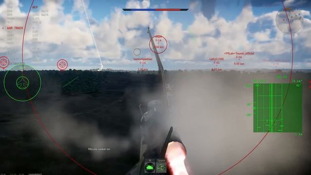 War Thunder PYTHON 3 IS HERE! Flying it out on the KFIR C.7, F-16A Netz & KURNASS 2000! It's AMAZIN смотреть онлайн