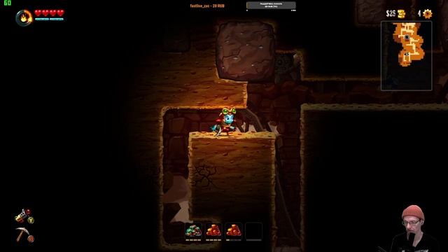 SteamWorld Dig 2. Приключения Дороти в поисках Расти. Знакомимся с игрой. (Стрим 1) смотреть онлайн