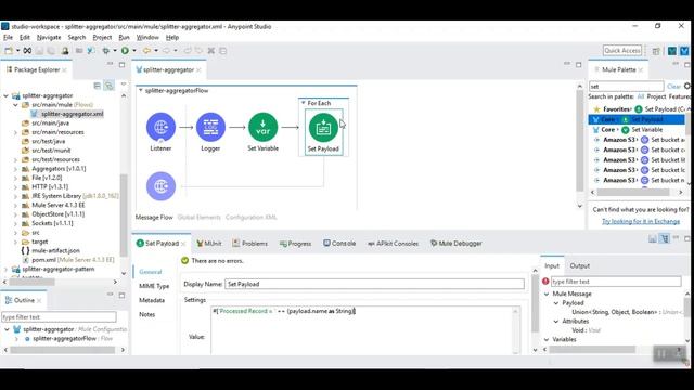 MuleSoft | Parallel Processing using Splitter-Aggregator Design Pattern in Mule 4 смотреть онлайн