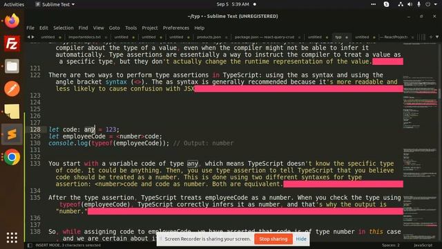 Typescript Tutorial #43 Type Assertions TypeScript смотреть онлайн