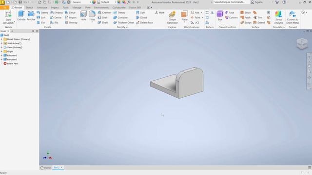 Inventor How To Project Geometry смотреть онлайн