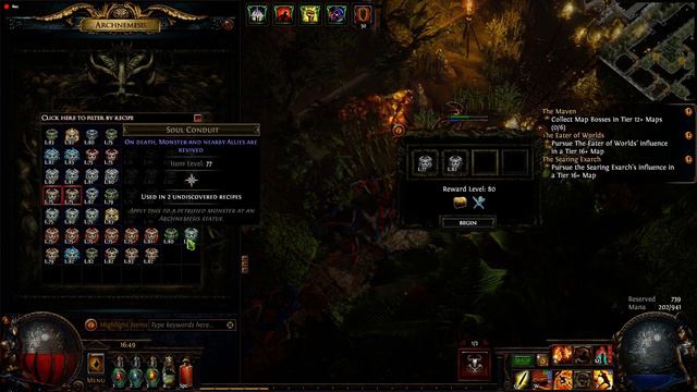 Path of Exile: Archnemesis League. T15 Ivory Temple Map, Ritual, Boss kill etc. смотреть онлайн