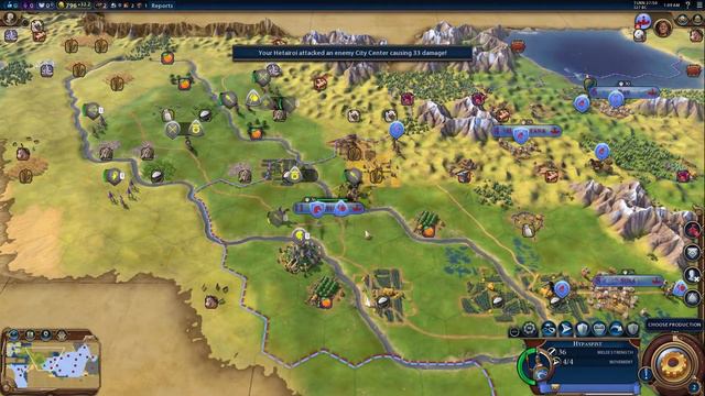 Turns 10 To 38 - Conquests of Alexander - Civilization VI Scenario - NEW FORMAT смотреть онлайн
