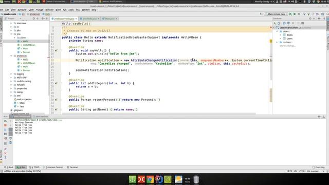 Урок Java 202: JMX Notification смотреть онлайн