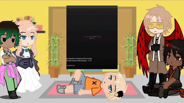 Some of my favourite characters react to each other ||Alex and will|| read desc смотреть онлайн