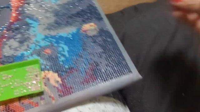 Как сделать алмазную картину? Мини инструкция по применению. смотреть онлайн