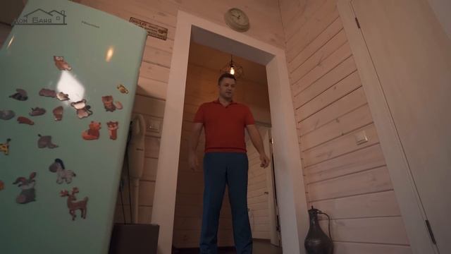Дом Баня 65м2 из клееного бруса. смотреть онлайн