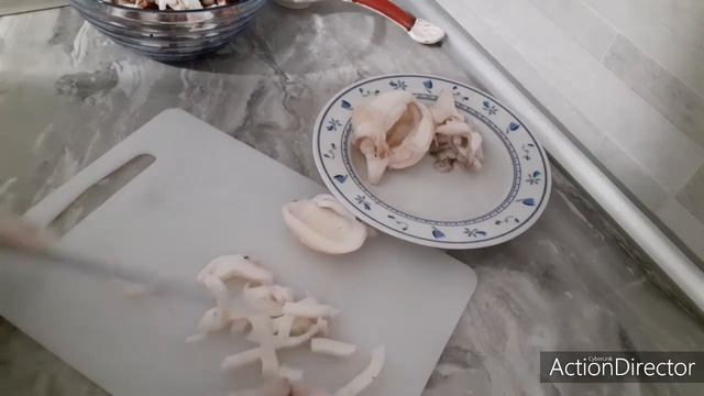 Деликатес. Салат из осьминога и каракатицы.Insalata di polpo e seppie. смотреть онлайн