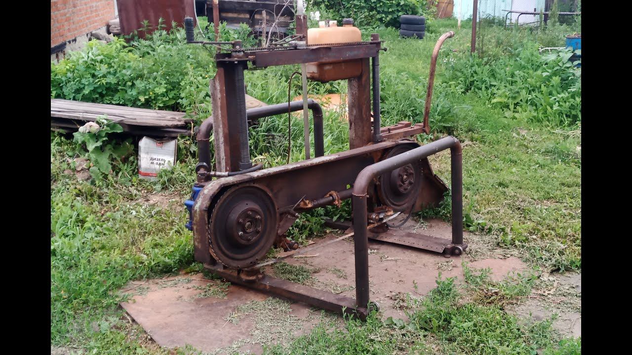 Ленточная пилорама своими руками - подготовка к установки смотреть онлайн