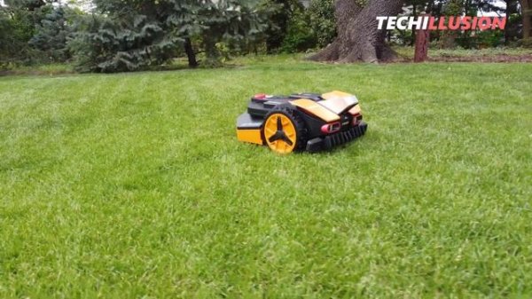 ?CAMERA instead of WIRE?!? The NEW WORX Landroid VISION robotic mower Wireless!? - WR206e M600 Test