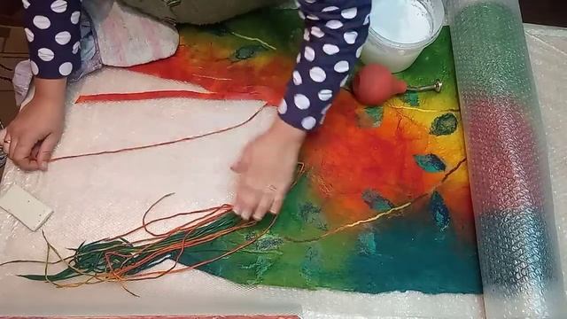 Бахрома в валянном шарфе 2 часть. смотреть онлайн