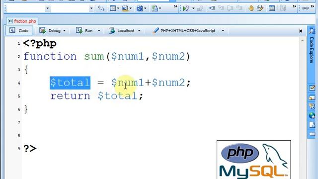 PHP - function смотреть онлайн