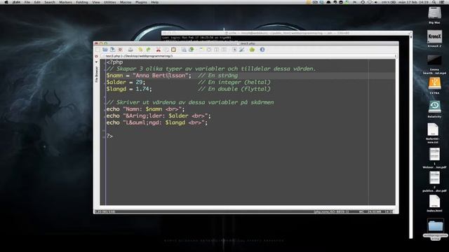 Intro till PHP OLD смотреть онлайн