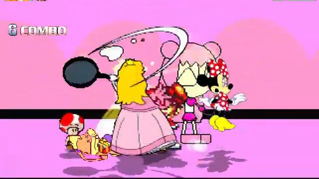 MUGEN Fight - Princess Peach and Amy Rose vs. Minnie Mouse and Lola Bunny смотреть онлайн