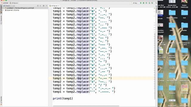 Learning Python: simple Morse converter using String Replace Method смотреть онлайн