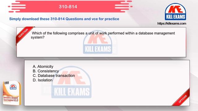 310-814 - Sun Certified MySQL Associate 2021 Updated Questions and Answers by Killexams.com смотреть онлайн