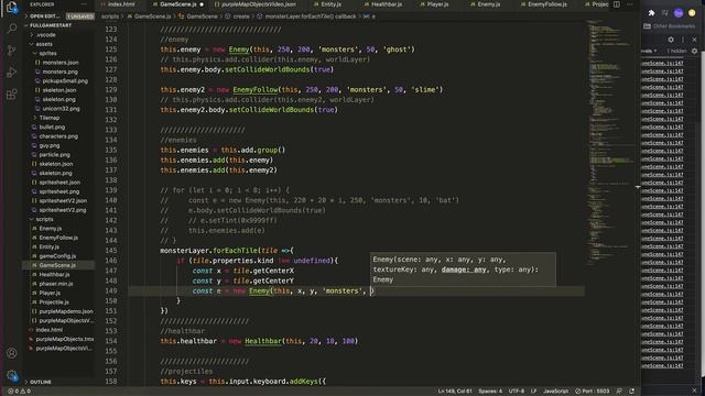 Creating a Top Down RPG Style Game with JavaScript and Phaser 3 Part 13 смотреть онлайн
