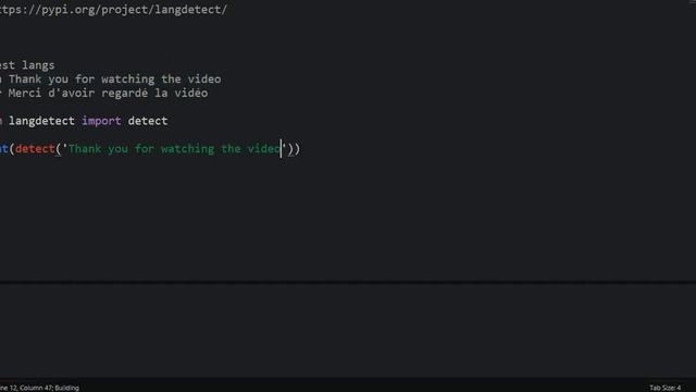 Language detection using python смотреть онлайн