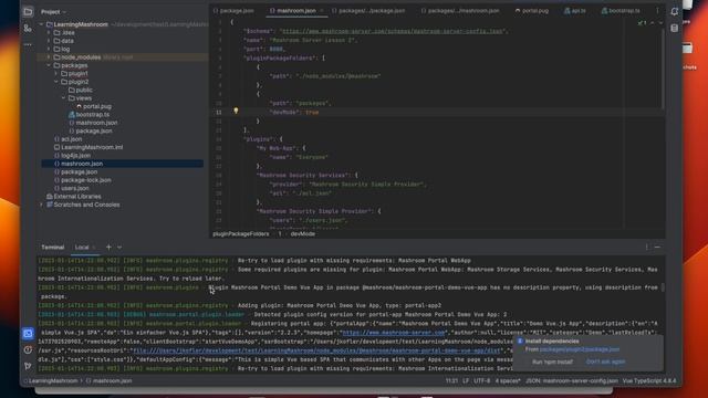 Learning Mashroom Server - Lession 3 смотреть онлайн