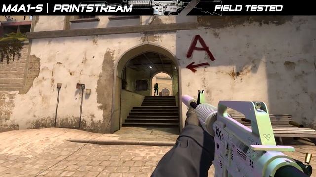 CSGO M4A1-S | Printstream - Skin showcase and gameplay all floats/wear [4K60FPS] смотреть онлайн