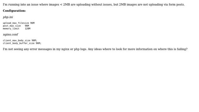 DevOps & SysAdmins: Larger uploads not posting on nginx + php-fpm смотреть онлайн