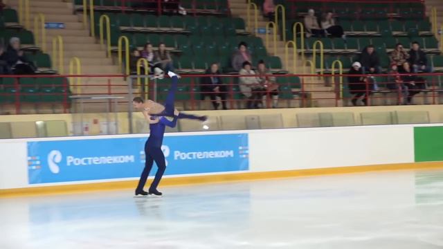 Первенство России среди юниоров 2018 Пaрное катание КП 2 А БОЙКОВА Д КОЗЛОВСКИЙ СПБ смотреть онлайн