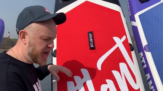 Обзор сап доски ATLANTSUP TOURER PRO BLACK 12.6 2023 sport version смотреть онлайн