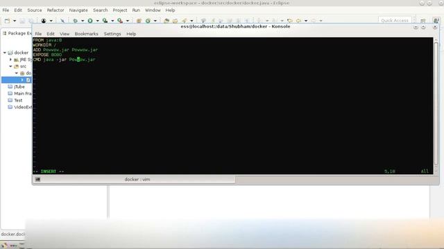 Building the Docker using Java Application смотреть онлайн