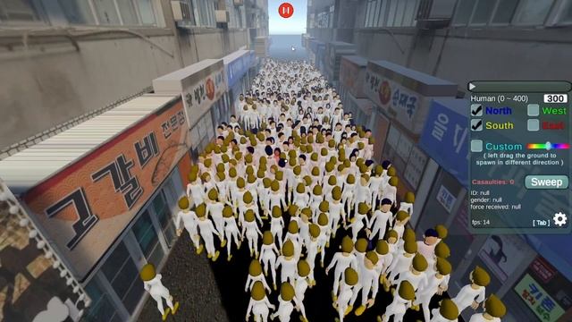 Crowd Disaster Simulator Iteration 2 смотреть онлайн