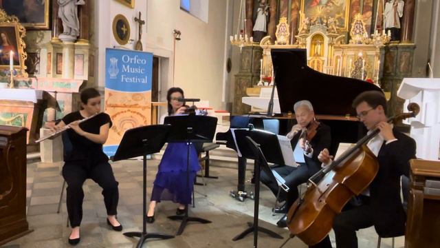 Mozart, Flute Quartet K. 258 - A. Windell fl, M. Mitchell vn, A, Gomez vla, A. Sherstennikov vc смотреть онлайн