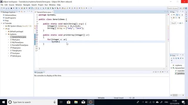Generics Tutorial in Java - Part 1 смотреть онлайн