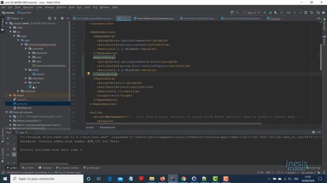 Convertir une application Spring en application Spring Boot смотреть онлайн