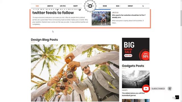 Octamag - Viral Blog amp Magazine WordPress Theme смотреть онлайн