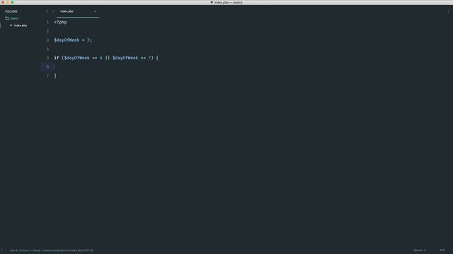 PHP Basics: IF statements and operators: Logical operators (15/35) смотреть онлайн