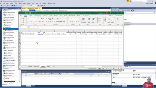 MongoDB Destination SSIS component. How to Create, Update, Delete data. COZYROC SSIS+ components смотреть онлайн