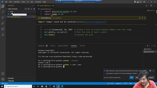 Getting Started with Python in VS Code in Windows смотреть онлайн