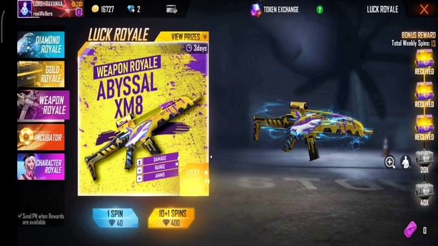 FREE FIRE SPIKEY SPINE Gloo wall and Back pack смотреть онлайн