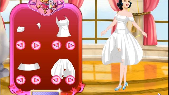 NEW Игры для детей—Disney Принцесса Белоснежка платье мечты—Мультик Онлайн видео игры для девочек смотреть онлайн