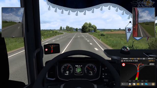Scania S450- Euro Truck Simulator 2 Trasa 01: Białystok- Kaliningrad Gameplay смотреть онлайн