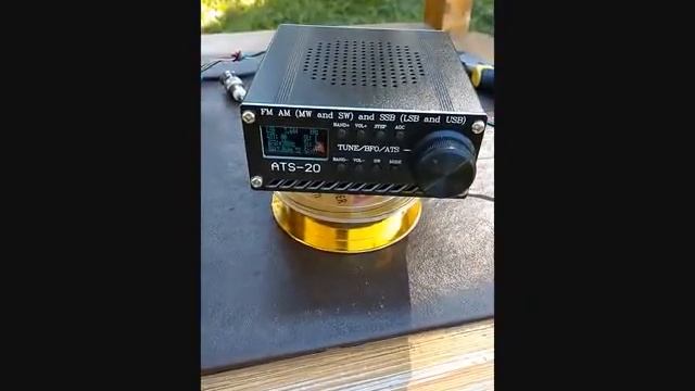Прием радиолюбителей на приемник ATS-20 в SSB на КВ диапазоне 80 метров смотреть онлайн