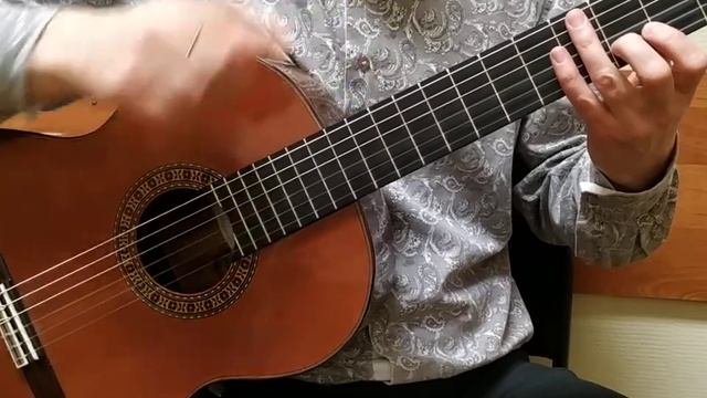 Урок на гитаре "Ёлочка;" мелодия плюс открытые басы,(очень просто!) тональность ре мажор смотреть онлайн