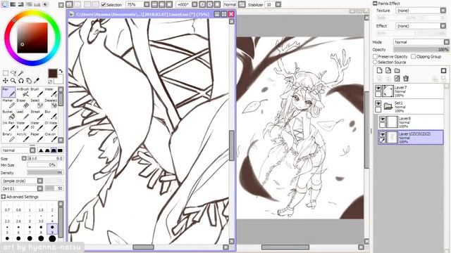 【Speedpaint】 Forest Treasure (Hyan Timelapse #238) смотреть онлайн