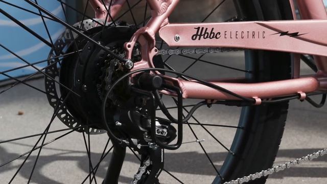 NEW Womens Rose-Gold HBBC Electric Bicycle смотреть онлайн