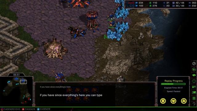 [RUS] Cadenzie ZvT tutorial against mech смотреть онлайн