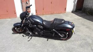 Харлей девидсон Найт род Обзор вокруг, старт.