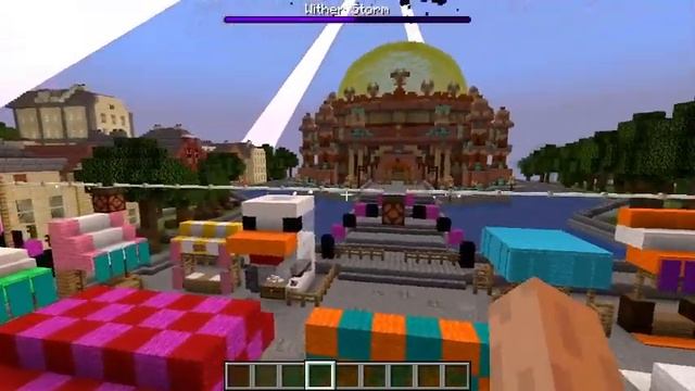 wither storm destroys endercon city like in minecraft story mod смотреть онлайн